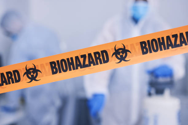 Professional Blood Cleanup technician working in Mead, WA